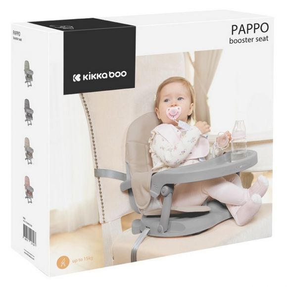 Φορητό καρεκλάκι φαγητού Kikka Boo Pappo Grey 2025 στο Bebe Maison