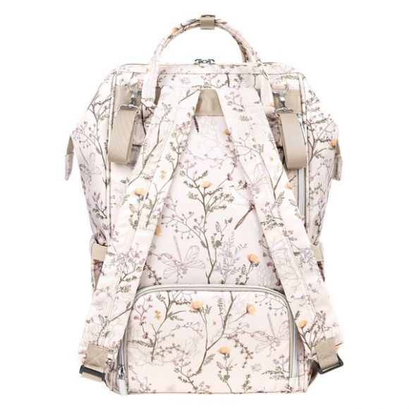Τσάντα αλλαξιέρα / σακίδιο πλάτης Kikka Boo Siena Luxe Secret Garden Beige στο Bebe Maison