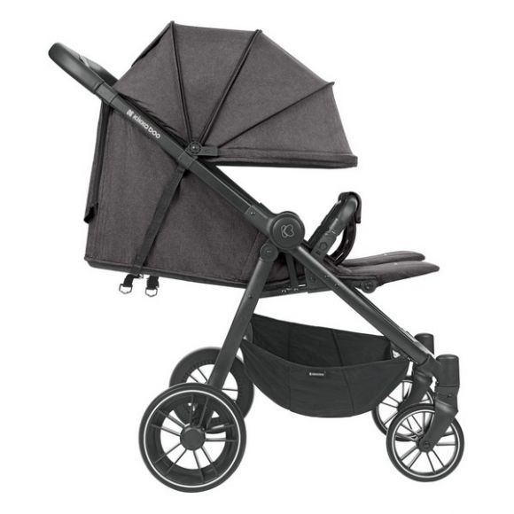 Βρεφικό καροτσάκι διδύμων Kikka Boo Happy 2 Dark Grey 2024 στο Bebe Maison