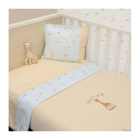 Κουβέρτα πικέ κρεβατιού Sophie La Girafe σχέδιο 504 στο Bebe Maison
