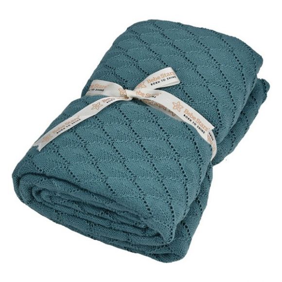 Κουβέρτα κρεβατιού Bebe Stars πλεκτή green στο Bebe Maison
