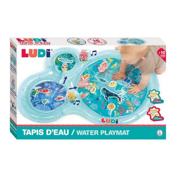 Βρεφικό χαλί δραστηριοτήτων Ludi με νερό "Θαλάσσιος Κόσμος" γαλάζιο στο Bebe Maison