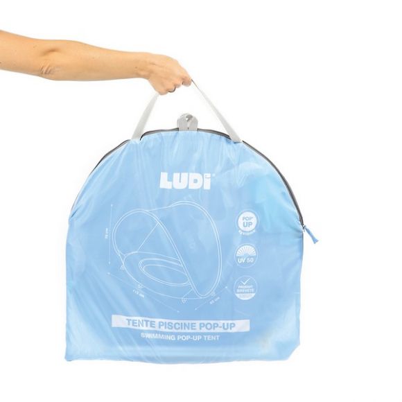 Τέντα μωρού Ludi pop-up με πισίνα και UV50+ "Θαλασσί" στο Bebe Maison