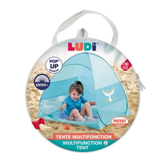 Τέντα μωρού Ludi  pop-up με πισίνα και UV50+ "Τιρκουάζ" στο Bebe Maison