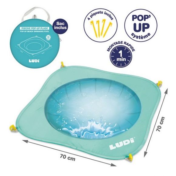 Πισίνα Ludi pop-up  για την άμμο στο Bebe Maison