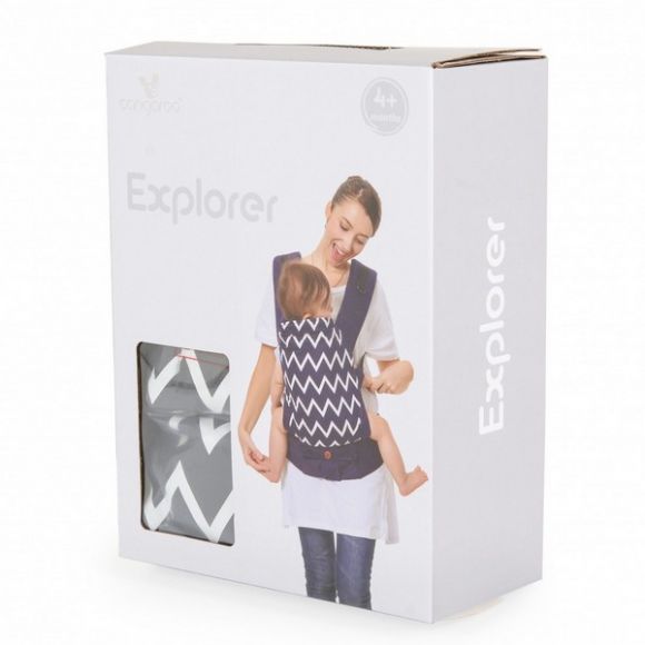 Εργονομικός μάρσιπος Cangaroo Explorer dark green στο Bebe Maison