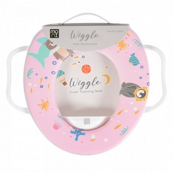 Εκπαιδευτικό στεφάνι τουαλέττας Moni Wiggle pink στο Bebe Maison