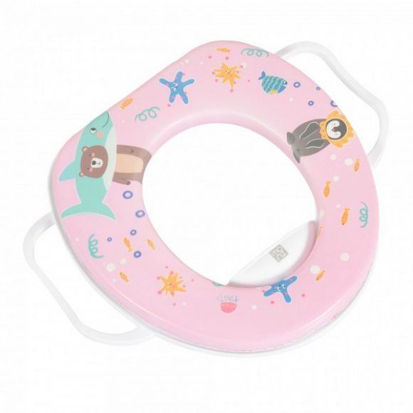 Εκπαιδευτικό στεφάνι τουαλέττας Moni Wiggle pink στο Bebe Maison
