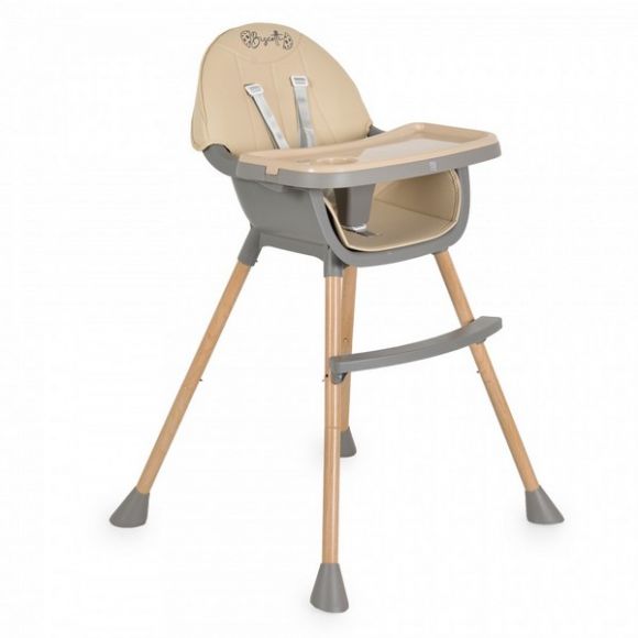 Καρέκλα φαγητού Moni Biscotti 2 in 1 beige στο Bebe Maison