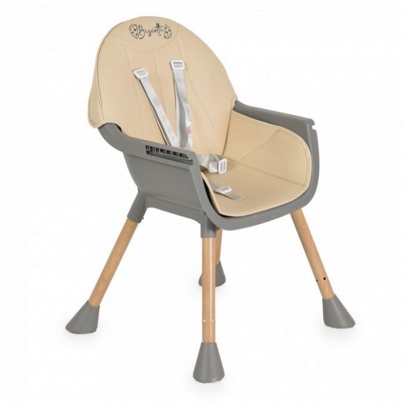 Καρέκλα φαγητού Moni Biscotti 2 in 1 beige στο Bebe Maison
