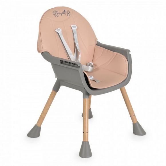 Καρέκλα φαγητού Moni Biscotti 2 in 1 pink στο Bebe Maison