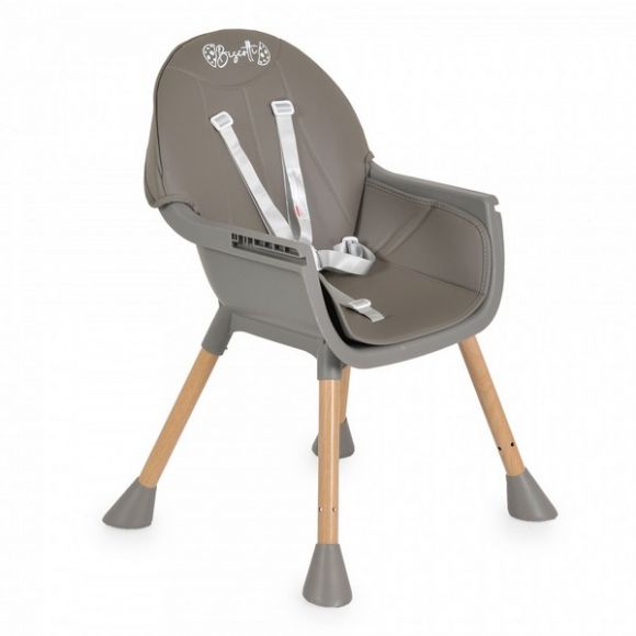Καρέκλα φαγητού Moni Biscotti 2 in 1 grey στο Bebe Maison