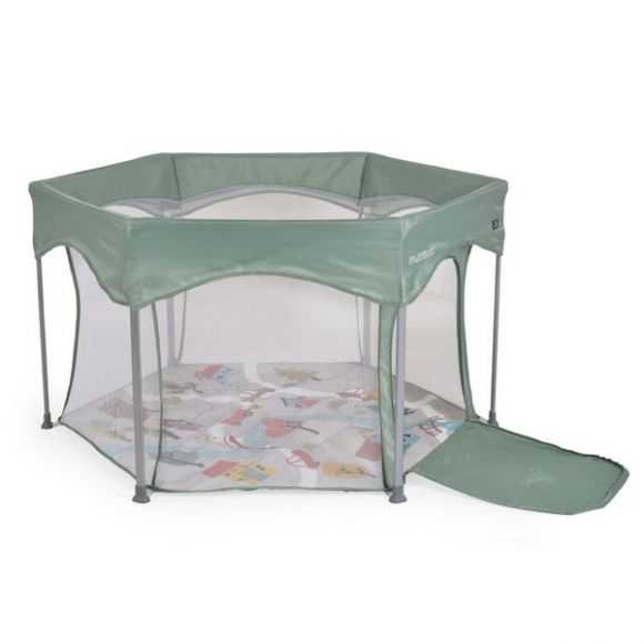 Παρκοκρέβατο πολύγωνο Cangaroo Playbox green στο Bebe Maison