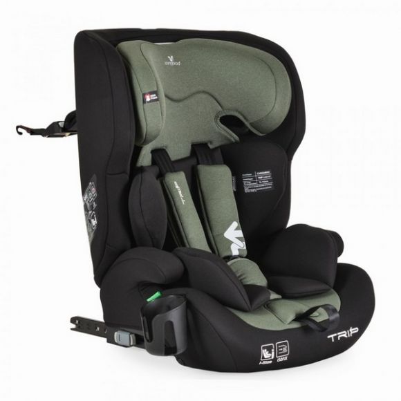 Κάθισμα αυτοκινήτου Moni Trip 76-150cm Hunter green στο Bebe Maison