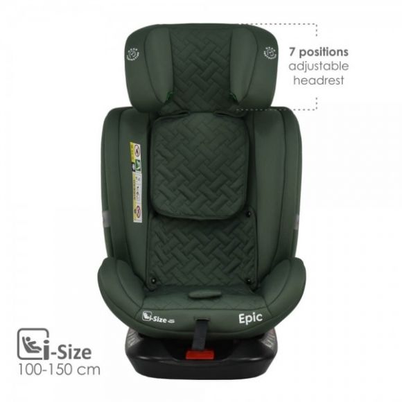 Κάθισμα Αυτοκινήτου Bebe Stars Epic Isofix i-Size 360° Forest Green 921-176 στο Bebe Maison