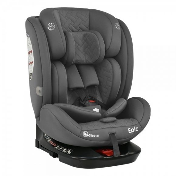 Κάθισμα Αυτοκινήτου Bebe Stars Epic Isofix i-Size 360° Smoked Grey 921-186 στο Bebe Maison