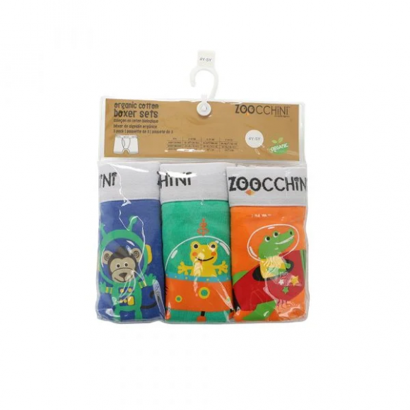 Εκπαιδευτικά βρακάκια Zoocchini Boys Space Force 3 τεμ στο Bebe Maison