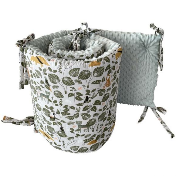 Προστατευτική πάντα 2.1μ Catriss Minty Jungle στο Bebe Maison