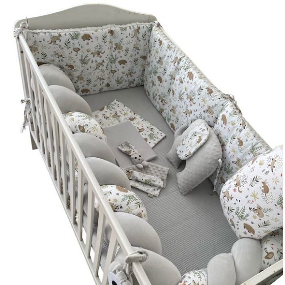 Ολοκληρωμένο σετ προίκας μωρού Catriss Grey Whisper στο Bebe Maison