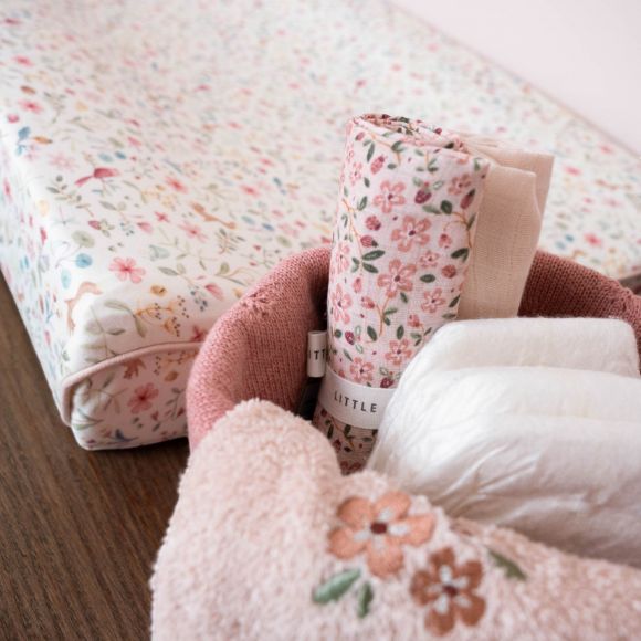 Σετ 2 πανάκια αγκαλιάς Little Dutch από μουσελίνα Fairy Floral / Blossom 70x70 στο Bebe Maison