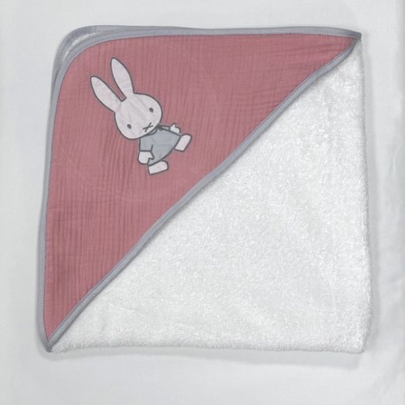 Μπουρνούζι κάπα βαμβακερό Miffy στο Bebe Maison