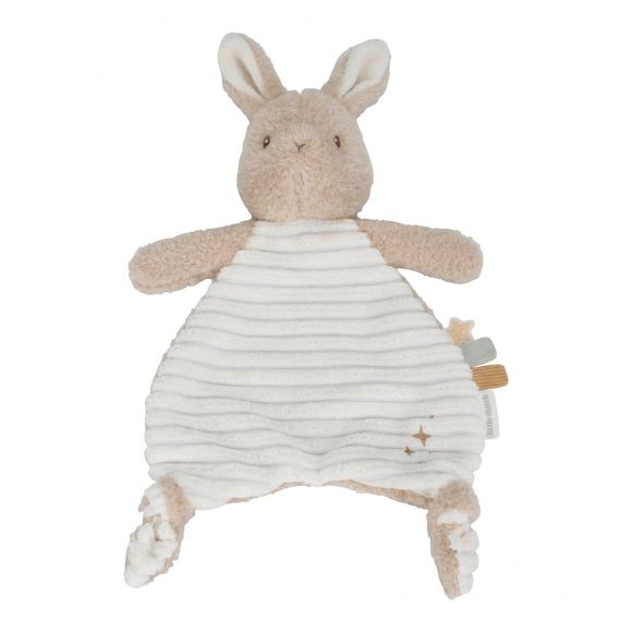 Υφασμάτινο ανάγλυφο ντουντού  κουνελάκι Little Dutch Newborn Naturals στο Bebe Maison