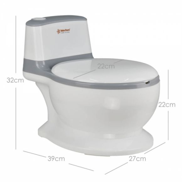 Γιογιό κάθισμα Bebe Stars Toilet Grey στο Bebe Maison