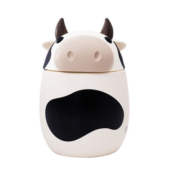Παιδικό ισοθερμικό δοχείο φαγητού Asobu Bestie Foodie 590 ml Cow στο Bebe Maison
