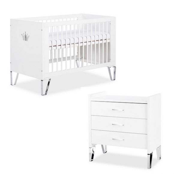 Ολοκληρωμένο βρεφικό δωμάτιο Klups Blanka white 120*60cm στο Bebe Maison