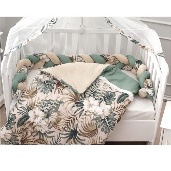 Σετ προίκας Abo Tropical Leaves 3τμχ στο Bebe Maison
