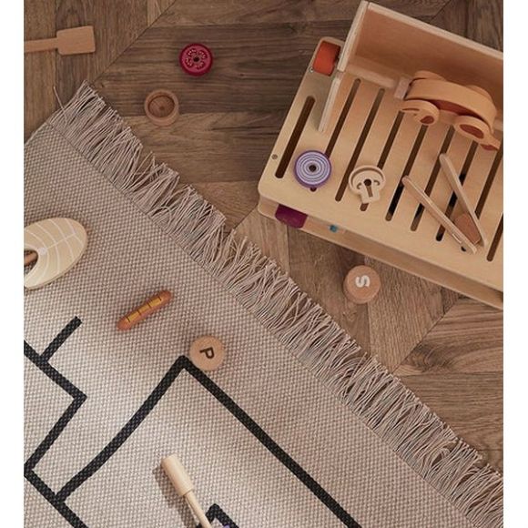 Χαλί βαμβακερό Kids Concept Geometric 130x90 εκ. στο Bebe Maison