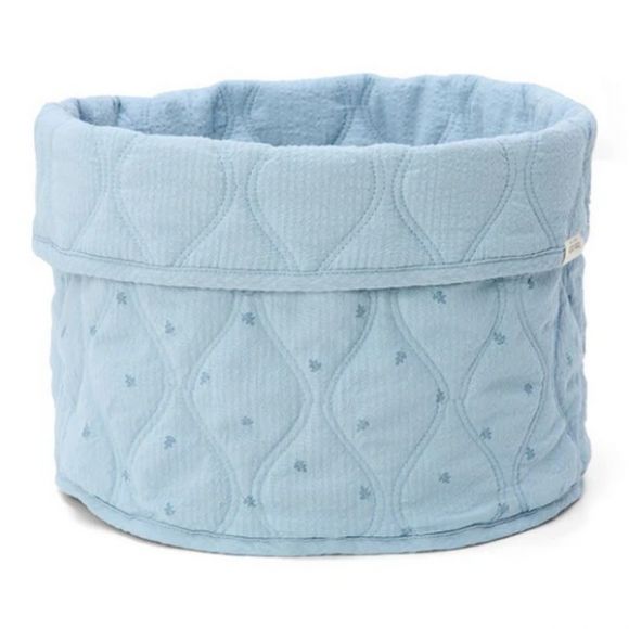 Καλάθι αλλαξιέρας  Little Dutch καπιτονέ μεγάλο Pure Denim Blue στο Bebe Maison Καλάθι αλλαξιέρας  Little Dutch καπιτονέ μεγάλο Pure Denim Blue στο Bebe Maison