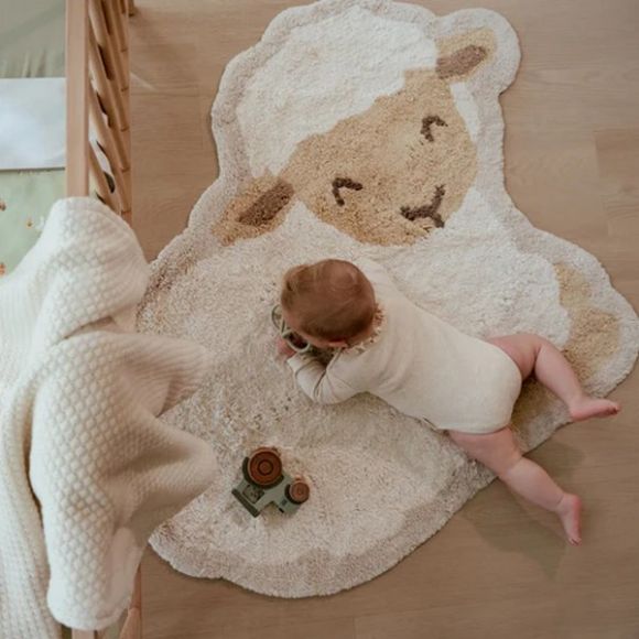 Χαλί δωματίου Little Dutch Προβατάκι Little Farm 118x80 εκ. στο Bebe Maison Χαλί δωματίου Little Dutch Προβατάκι Little Farm 118x80 εκ. στο Bebe Maison