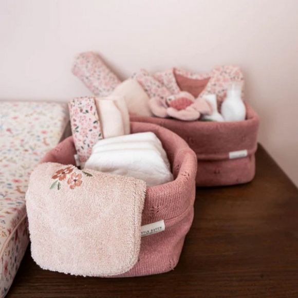Καλάθι αλλαξιέρας  Little Dutch πλεκτό μεγάλο Pure Blossom στο Bebe Maison Καλάθι αλλαξιέρας  Little Dutch πλεκτό μεγάλο Pure Blossom στο Bebe Maison