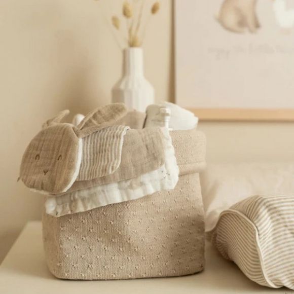 Καλάθι αλλαξιέρας  Little Dutch καπιτονέ μικρό Pure Soft Beige στο Bebe Maison Καλάθι αλλαξιέρας  Little Dutch καπιτονέ μικρό Pure Soft Beige στο Bebe Maison