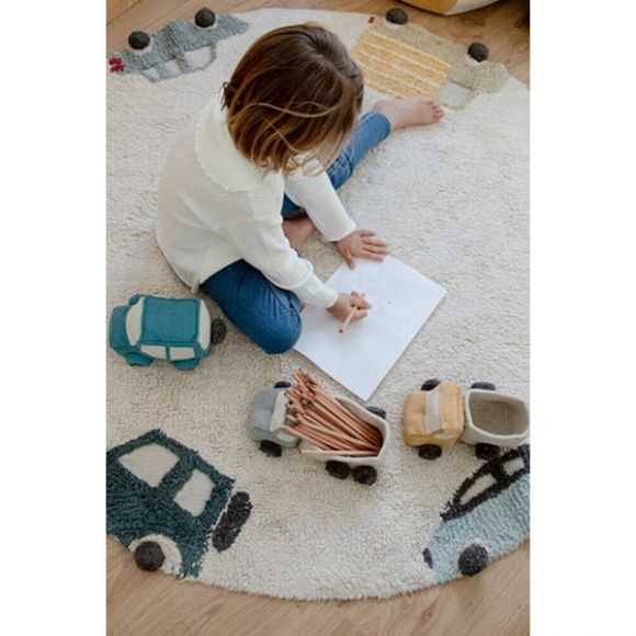 Χαλί δωματίου Lorena Canals Wheels O 140 εκ. στο Bebe Maison Χαλί δωματίου Lorena Canals Wheels O 140 εκ. στο Bebe Maison