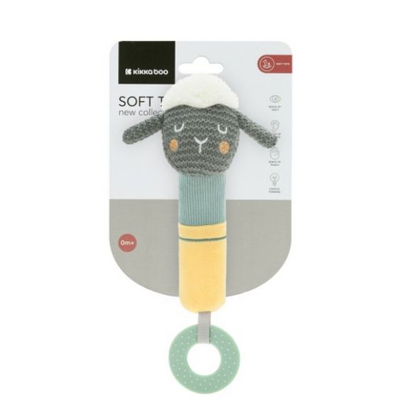 Κουδουνίστρα πίεσης Kikka Boo με μασητικό  Sleepy Sheep στο Bebe Maison