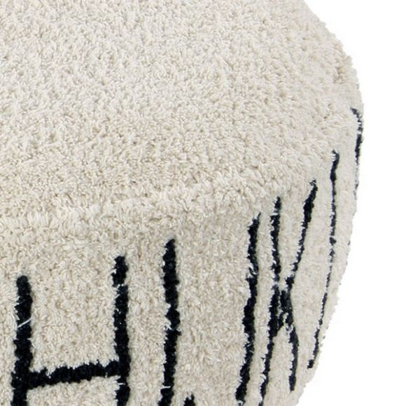 Πουφ Lorena Canals ABC Natural/Black στο Bebe Maison