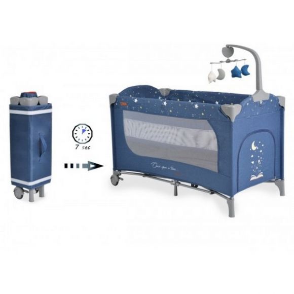 Διώροφο παρκοκρέβατο Cangaroo Once Upon A Time 2 Jeans με παιχνίδι στο Bebe Maison