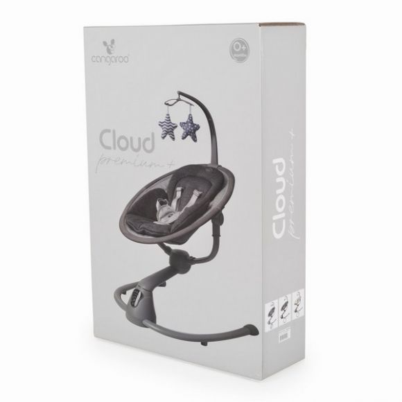 Ηλεκτρική κούνια ρηλάξ Cangaroo Cloud Premium + Light grey στο Bebe Maison