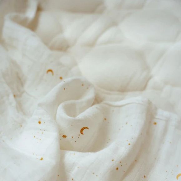 Κουβέρτα καπιτονέ Little Dutch Pure Soft White 70x100 στο Bebe Maison