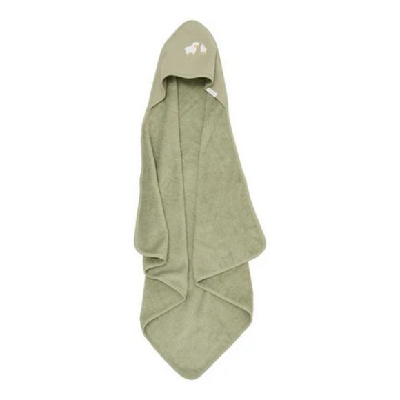 Μπουρνουζοπετσέτα Little Dutch με κέντημα Little Farm 75x75 στο Bebe Maison