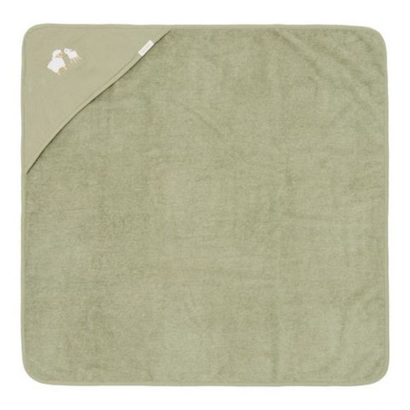 Μπουρνουζοπετσέτα Little Dutch με κέντημα Little Farm 75x75 στο Bebe Maison