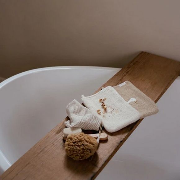 Σετ 2 πανάκια μπάνιου Little Dutch με κέντημα Baby Bunny στο Bebe Maison