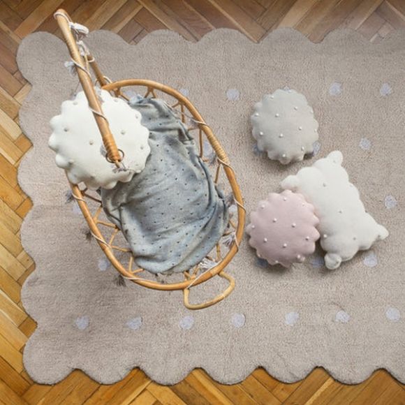 Χαλί δωματίου Lorena Canals Biscuit Beige 160x120 εκ. στο Bebe Maison