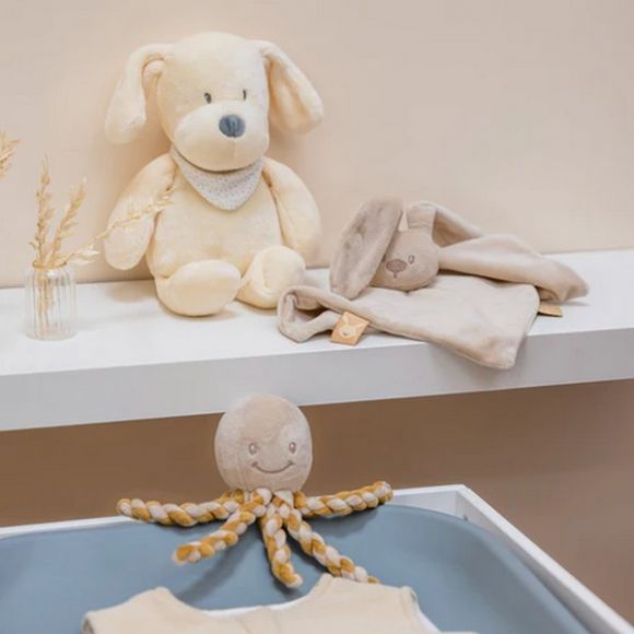 Υφασμάτινο Χταπόδι Nattou Lapidou Μπεζ στο Bebe Maison