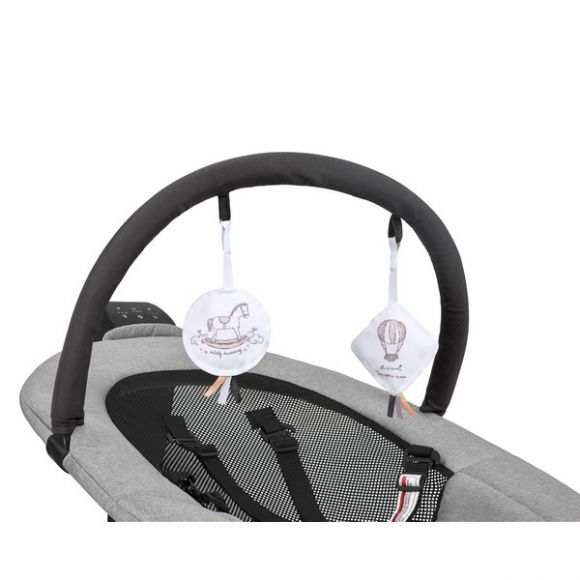 Ηλεκτρική κούνια ρηλάξ Kikka Boo Zazu Grey στο Bebe Maison