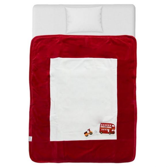 Κουβέρτα αγκαλιάς βελουτέ Bebe Stars Happy Travel στο Bebe Maison