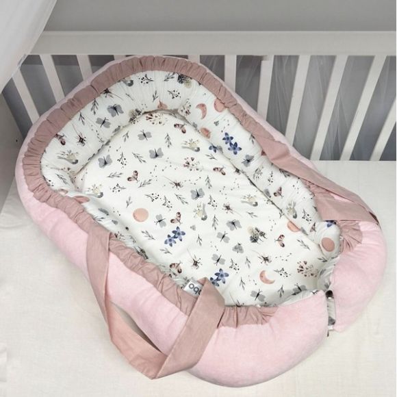 Φωλιά ύπνου Abo Flowers & butterflies στο Bebe Maison