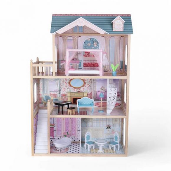 Ξύλινο κουκλόσπιτο Gerardo's Emily με LED στο Bebe Maison